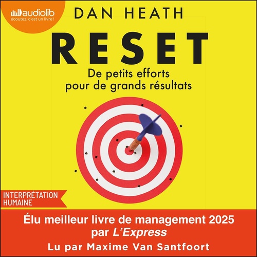 Couverture audiobook de Reset, de Dan Heath