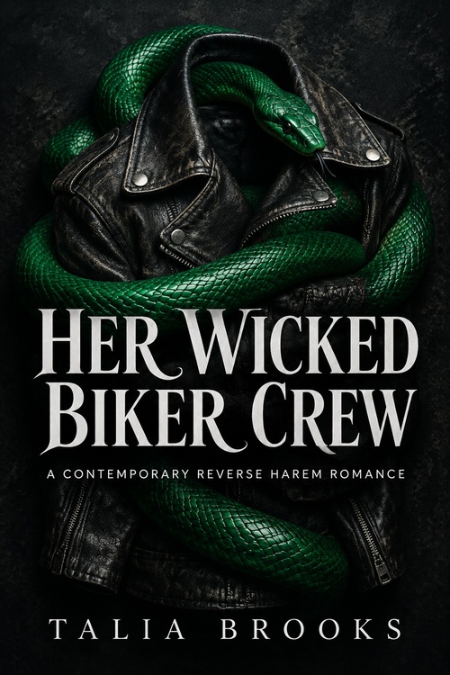 Couverture ebook de Her Wicked Biker Crew, de Talia Brooks