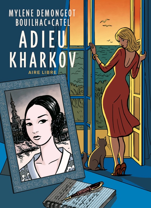 Couverture ebook de Adieu Kharkov, de Claire Bouilhac, Catel, Mylène Demongeot