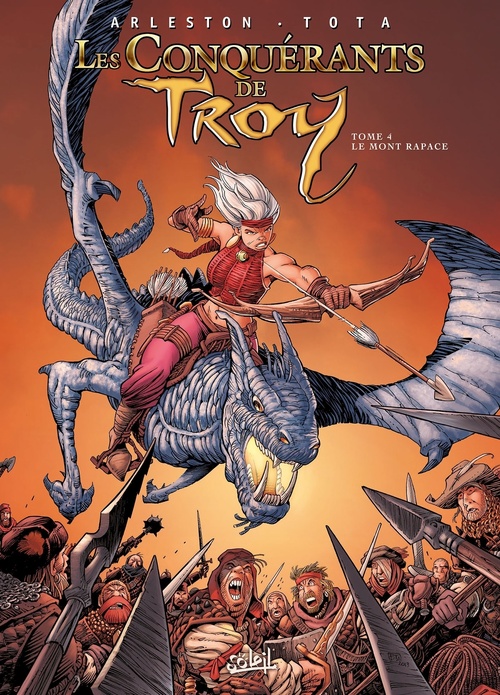 Couverture ebook de Les Conquérants de Troy T04 - Le Mont Rapace, de Christophe Arleston