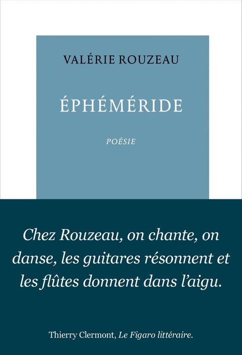 Couverture ebook de Éphéméride, de Valérie Rouzeau