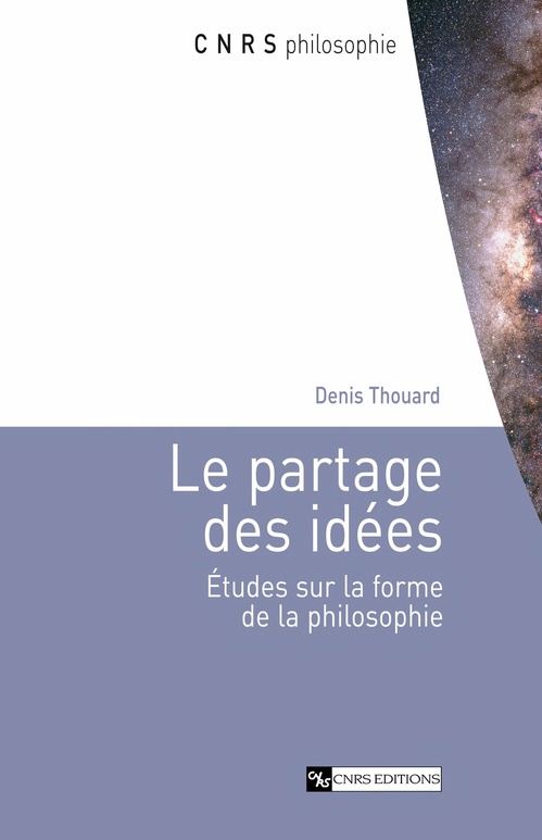Couverture ebook de Le partage des idées, de Denis Thouard