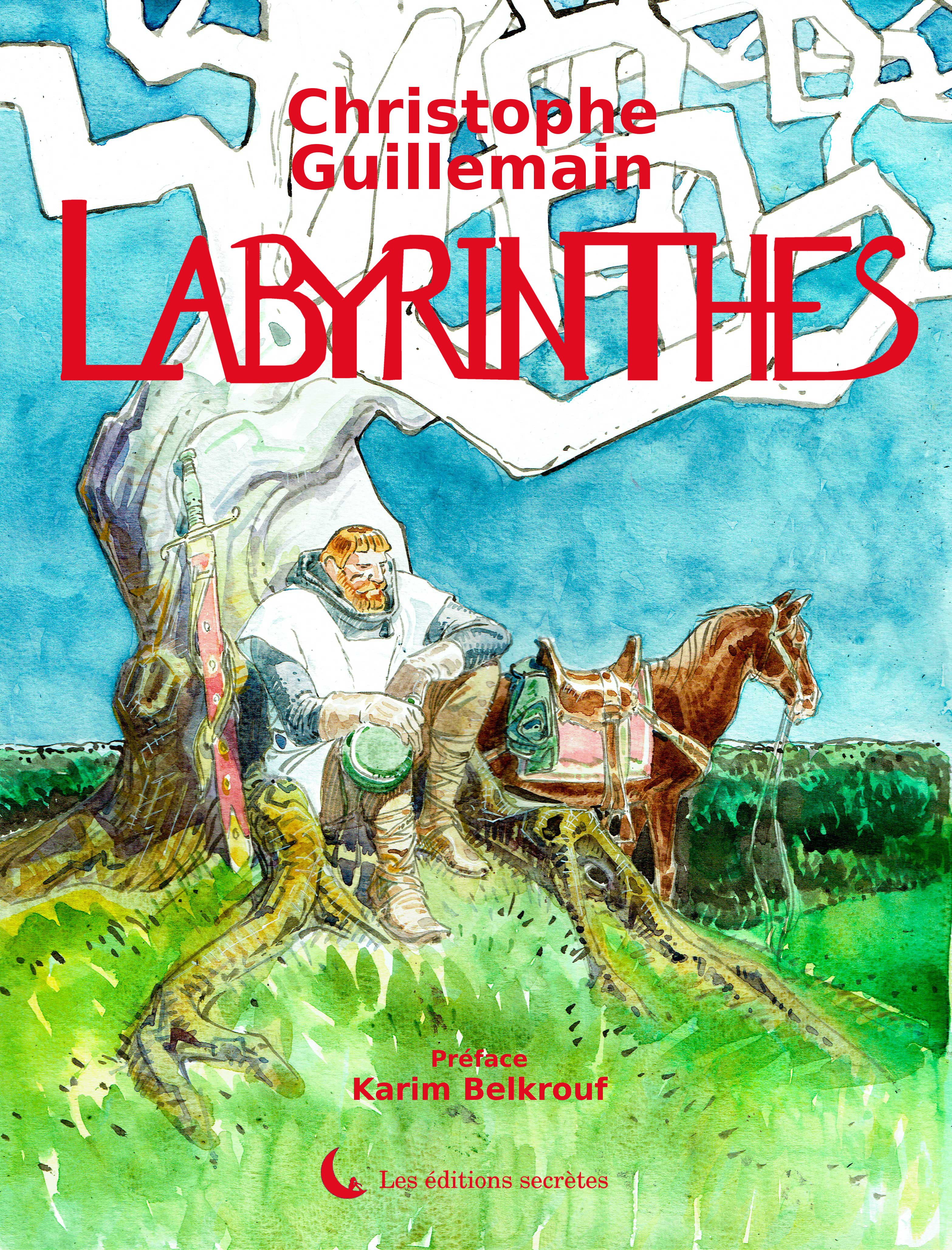 ebook cover of Labyrinthes, by Christophe Guillemain