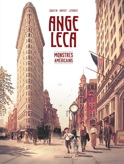 Couverture ebook de Ange Leca - Tome 2 - Monstres américains, de Jérôme ROPERT, Tom Graffin
