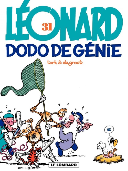 Couverture ebook de Léonard - Tome 31 - Dodo de génie, de Bob de Groot, Turk