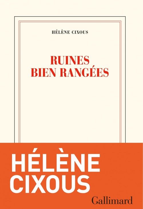 ebook cover of Ruines bien rangées, by Hélène Cixous