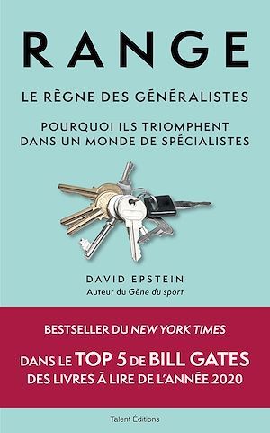 ebook cover of Range : Le règne des généralistes, by David Epstein