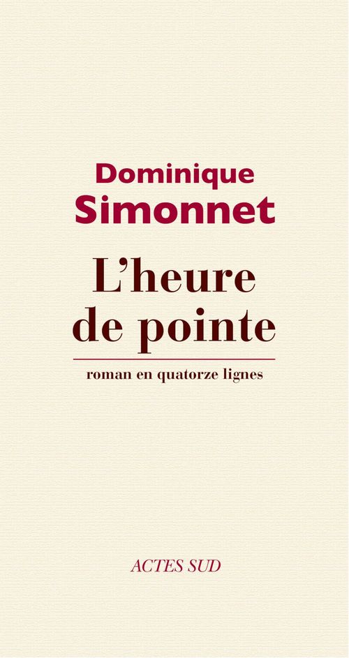 ebook cover of L'Heure de pointe, by Dominique Simonnet
