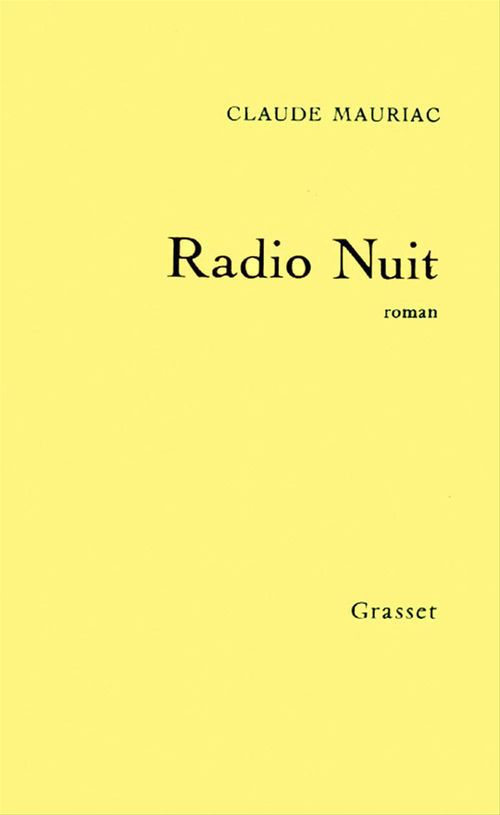 ebook cover of Radio Nuit, by Claude Mauriac