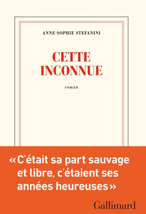 ebook cover of Cette inconnue, by Anne-Sophie Stefanini