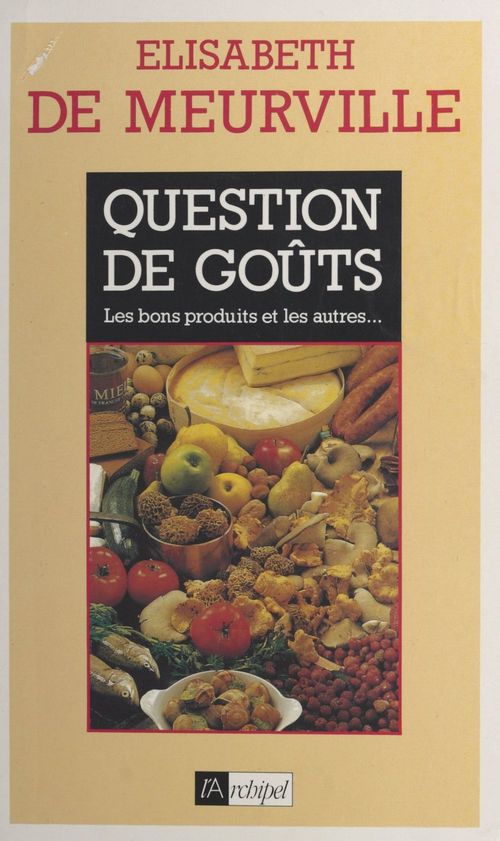 Couverture ebook de Question de goûts, de Elisabeth De Meurville