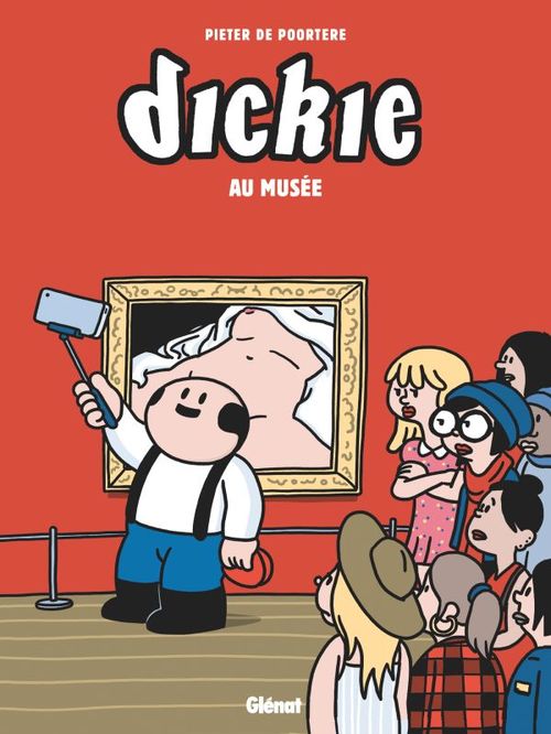 Couverture ebook de Dickie au musée, de Pieter de Poortere