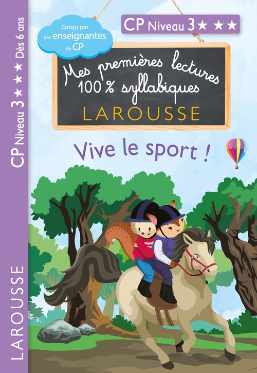 ebook cover of Premières lectures syllabiques CP Niv 3 - Vive le sport !, by Giulia Levallois, Cécilia Stenmark, Hélène Heffner