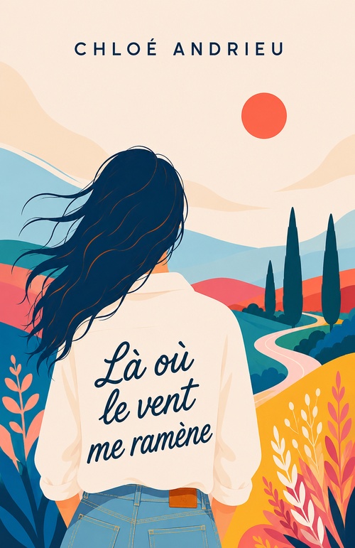 Couverture ebook de Là où le vent me ramène, de Chloé Andrieu