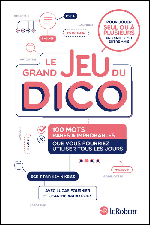 Couverture ebook de Le jeu du dico, de Lucas Fournier, Kevin Keiss, Jean-Bernard Pouy