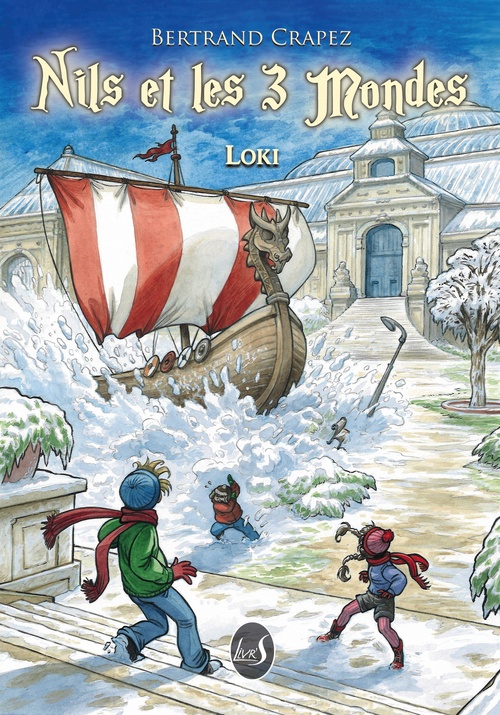 Couverture ebook de Nils et les 3 mondes tome 4 LOKI, de Bertrand Crapez