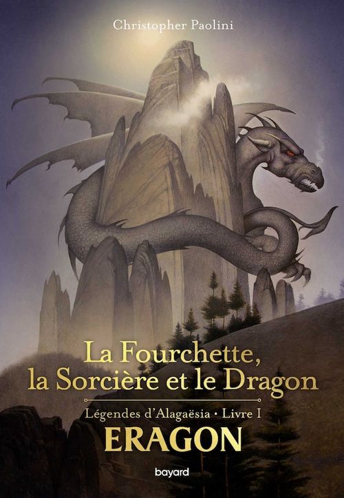 Couverture ebook de La fourchette, la sorcière et le dragon, de Christopher Paolini