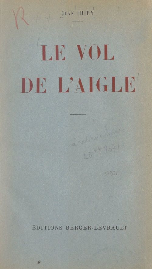 Couverture ebook de Le vol de l'Aigle, de Jean Thiry