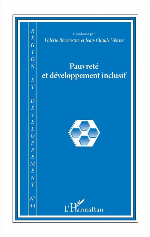 ebook cover of Pauvreté et développement inclusif, by Valérie Bérenger, Jean-Claude Vérez