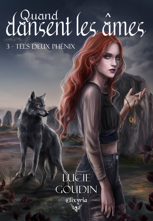 Couverture ebook de Quand dansent les âmes - 3 - Tels deux phénix, de Lucie Goudin