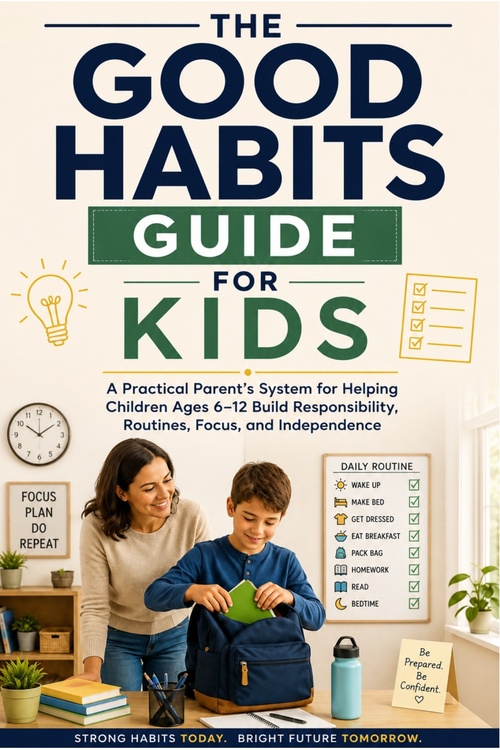 ebook cover of THE GOOD HABITS GUIDE FOR KIDS, by Andrew Boliver