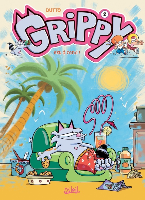 Couverture ebook de Grippy T02 - Est à fond !, de Olivier Dutto