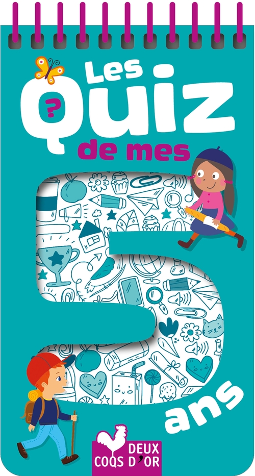 Couverture ebook de Les quiz de mes 5 ans, de Collectif