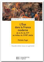 Couverture ebook de L'Etat dans la France moderne - Ebook epub, de Michèle Fogel