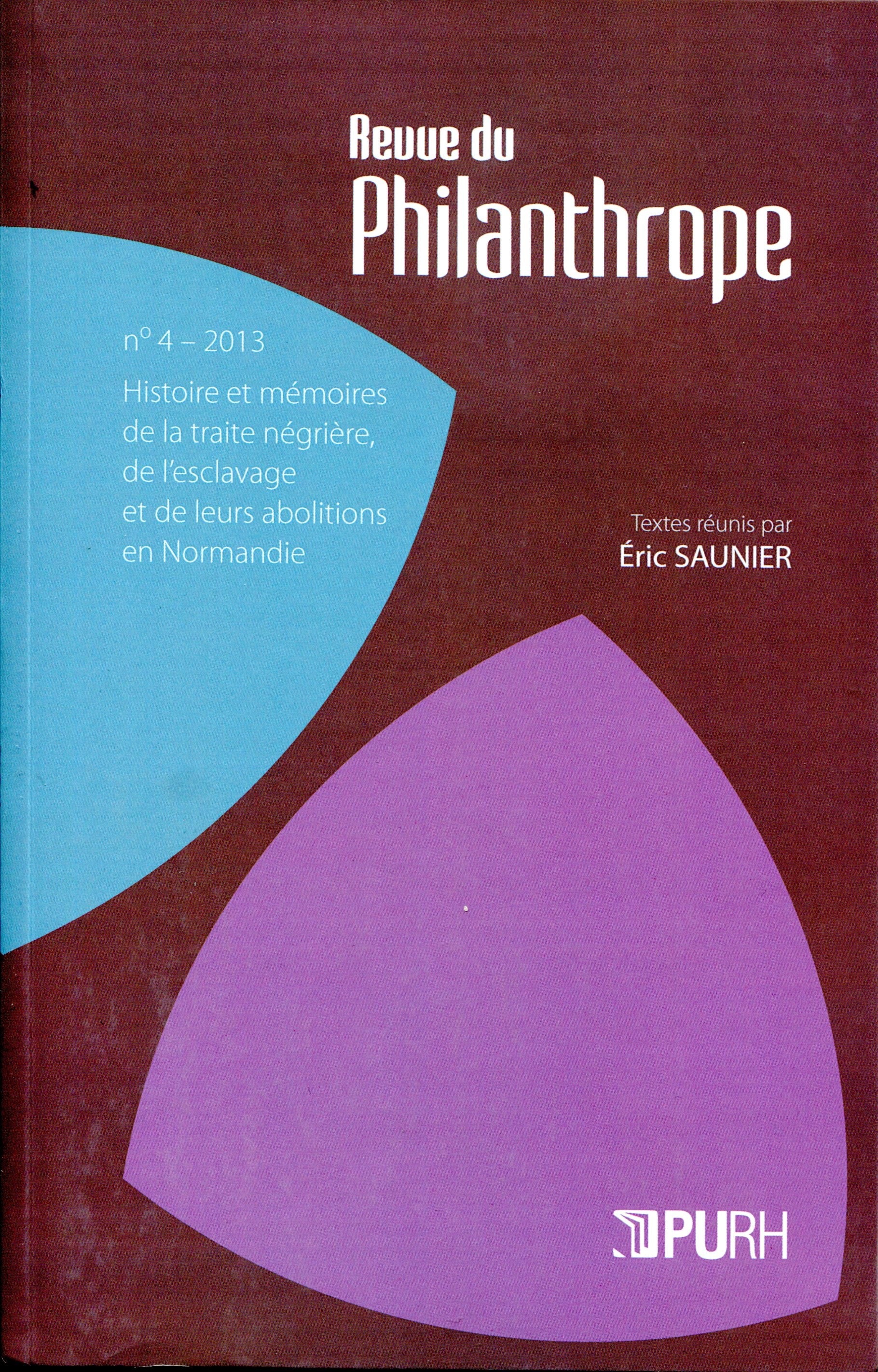 Couverture ebook de La revue du philanthrope, n° 4/2013, de Saunier Eric, Eric Saunier