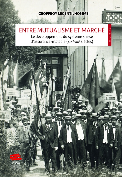 ebook cover of Entre mutualisme et marché, by Geoffroy Legentilhomme
