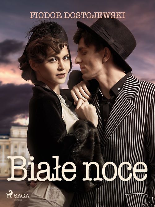 ebook cover of Biale noce, by Fiodor Dostojewski