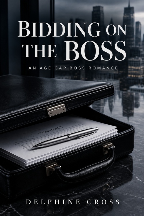 Couverture ebook de Bidding on the Boss, de Delphine Cross