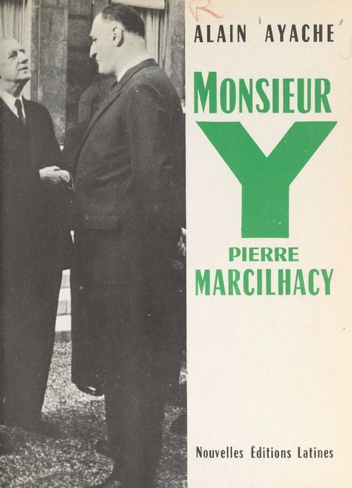 ebook cover of Monsieur Y, Pierre Marcilhacy, by Alain Ayache