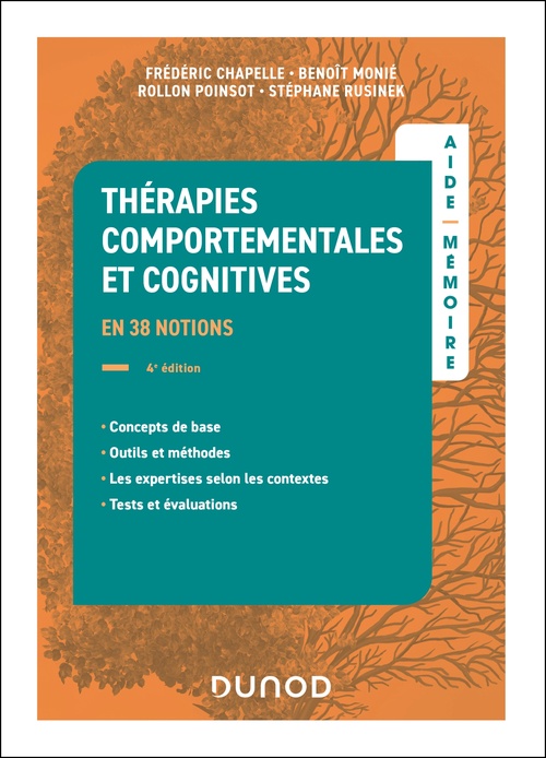 ebook cover of Aide-mémoire - Thérapies comportementales et cognitives -  4e éd., by Frédéric Chapelle, Benoît Monie, Rollon Poinsot, Stéphane Rusinek