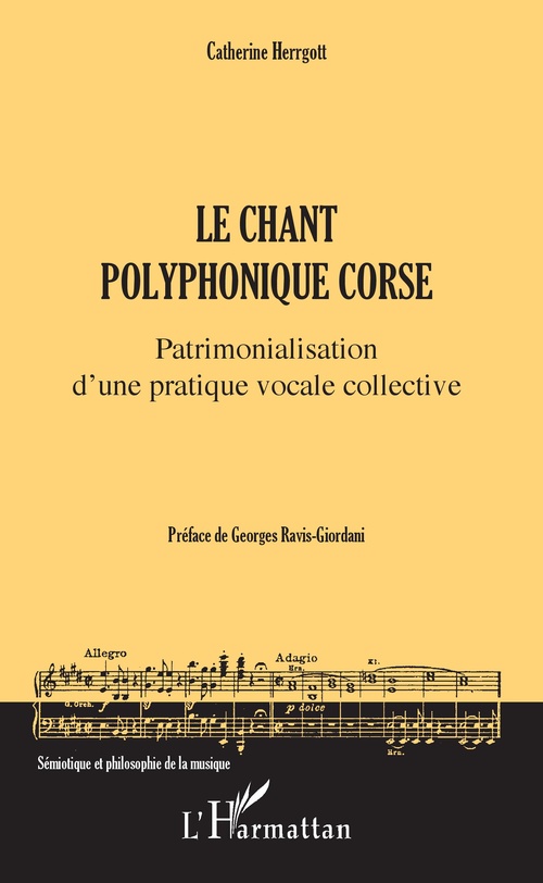 Couverture ebook de Le chant polyphonique corse, de Catherine Herrgott