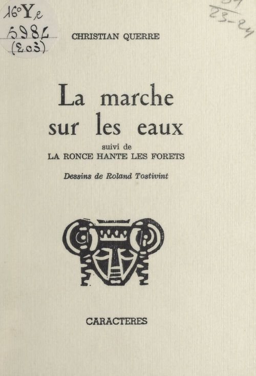 Couverture ebook de La marche sur les eaux, de Christian Querré