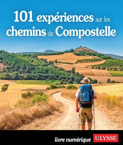 Couverture ebook de 101 expériences sur les chemins de Compostelle, de Collectif Ulysse