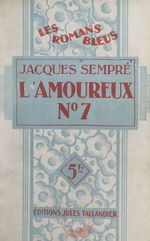 ebook cover of L'amoureux n° 7, by Jacques Sempre