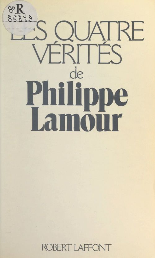 Couverture ebook de Les quatre vérités, de Philippe Lamour