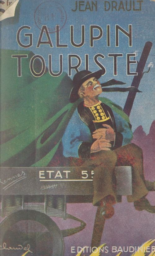 Couverture ebook de Galupin touriste, de Jean Drault