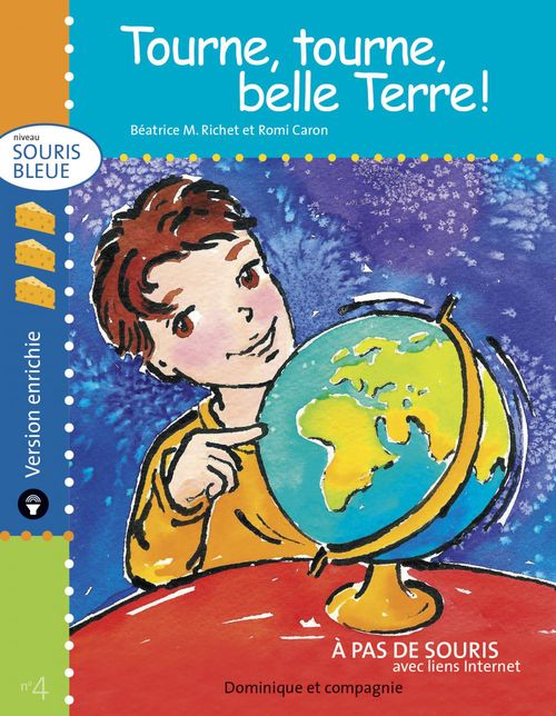 Couverture ebook de Tourne, tourne, belle Terre ! - version enrichie, de Béatrice m. Richet