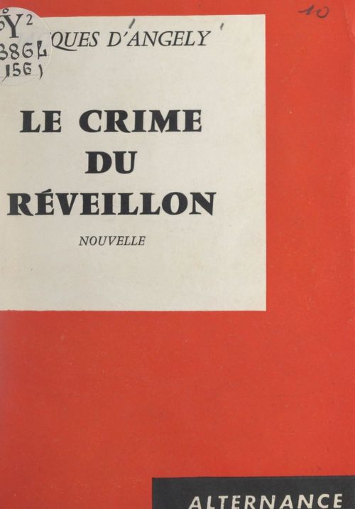 Couverture ebook de Le crime du réveillon, de Jacques D'Angely