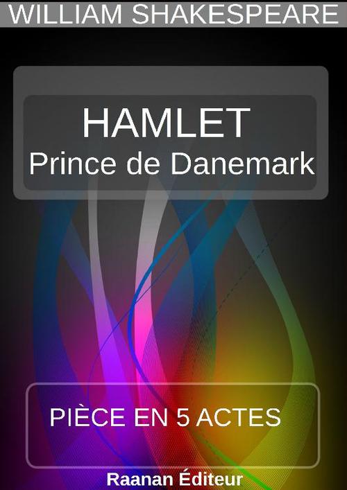 Couverture ebook de HAMLET, de William Shakespeare