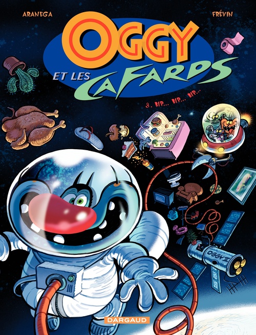 ebook cover of Oggy et les  Cafards - tome 3 - Bip... Bip... Bip..., by Diego Aranega, Frévin