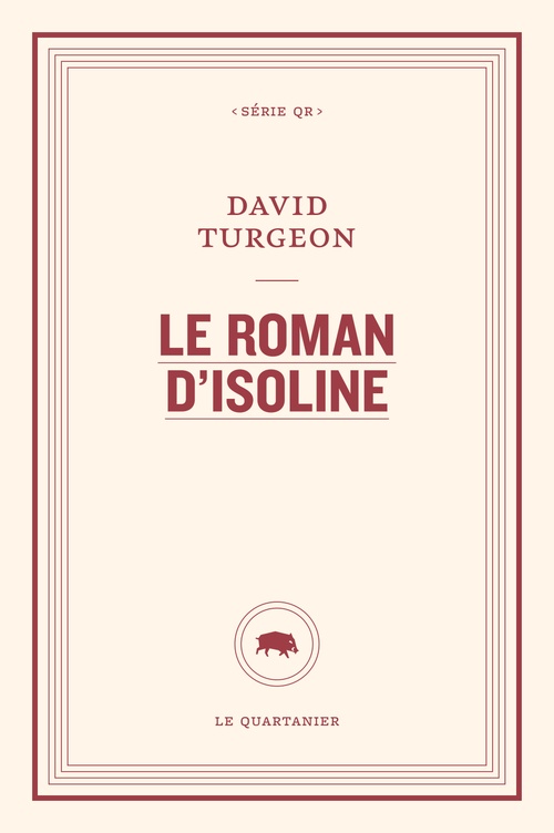 ebook cover of Le roman d'Isoline, by David Turgeon
