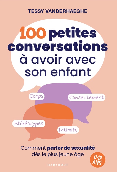 Couverture ebook de 100 petites conversations à avoir avec son enfant, de Tessy Vanderhaeghe