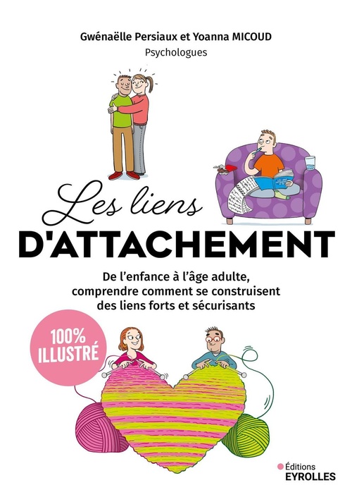 ebook cover of Les liens d'attachement - 100 % illustré, by Yoanna Micoud, Gwénaëlle Persiaux