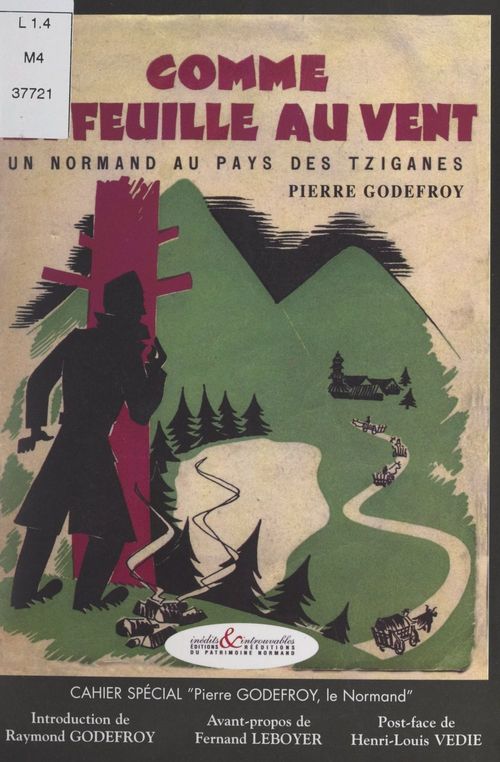 Couverture ebook de Comme la feuille au vent, de Pierre Godefroy