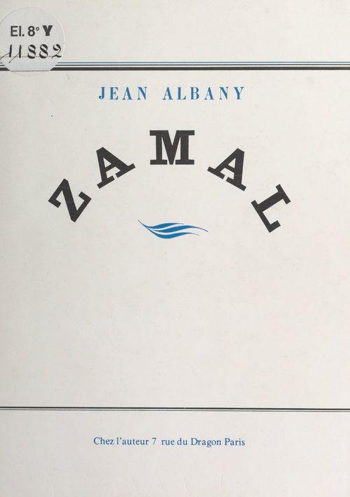 Couverture ebook de Zamal, de Jean Albany