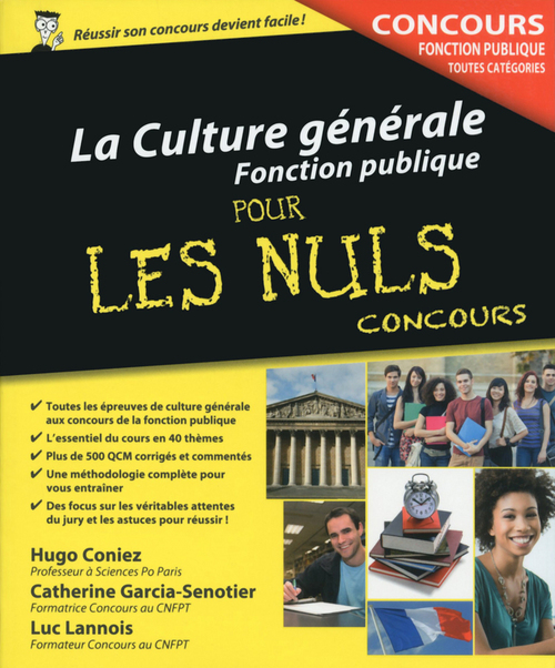 ebook cover of Culture général - concours de la fonction publiquepour les nuls, by Luc Lannois